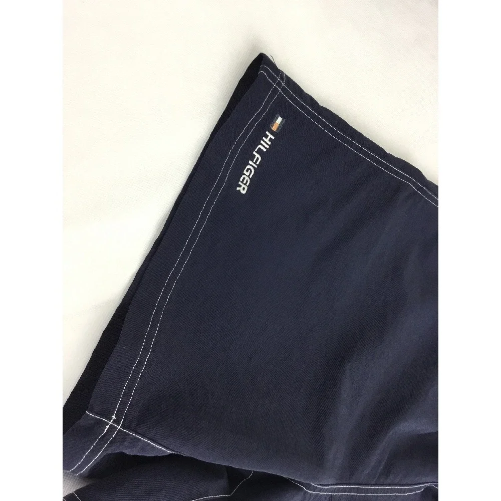 Tommy Hilfiger Swim Trunks Shorts Mens L Flag Spell Out Colorblock‎ 90s Vintage